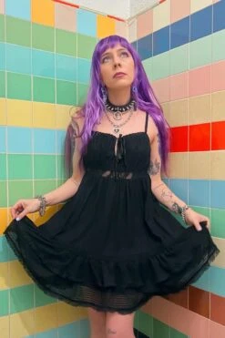 Baby Dolly Black Mini Dress -TUNNEL Vision Outlet C100ECF8 F057 4CD1 96C5 D314EEBA4470