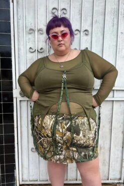 Gish Olive Convertible 3-in-1 Layered Top -TUNNEL Vision Outlet Facetune 05 09 2023 16 34 26