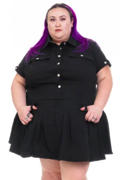 Enid Black Mini Dress 27 Enid Black Mini Dress -TUNNEL Vision Outlet HS115 3380