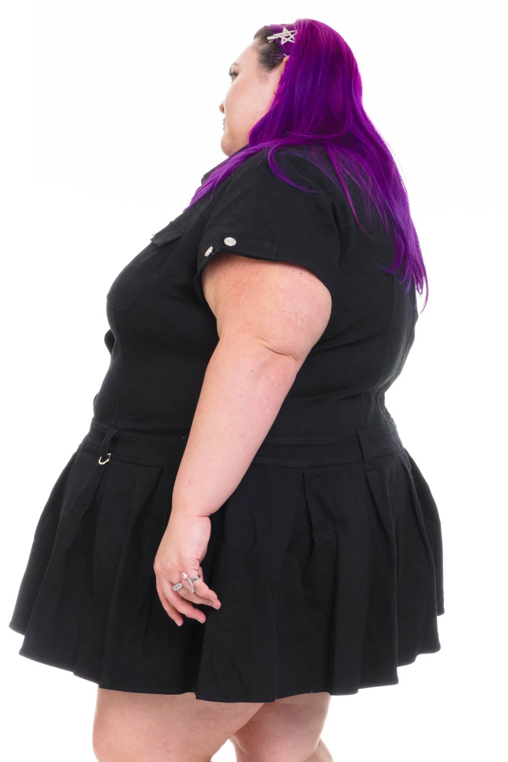 Enid Black Mini Dress 12 Enid Black Mini Dress - Image 10