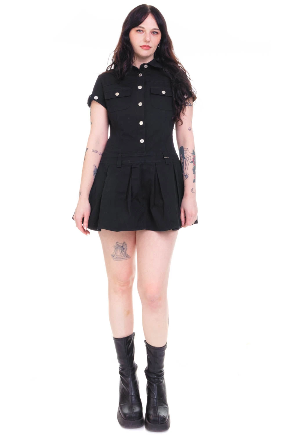 Enid Black Mini Dress 5 Enid Black Mini Dress - Image 3