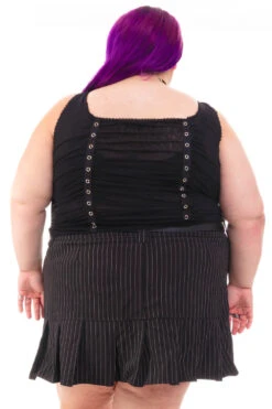 Lexi Black Grommet Top -TUNNEL Vision Outlet HS115 3471