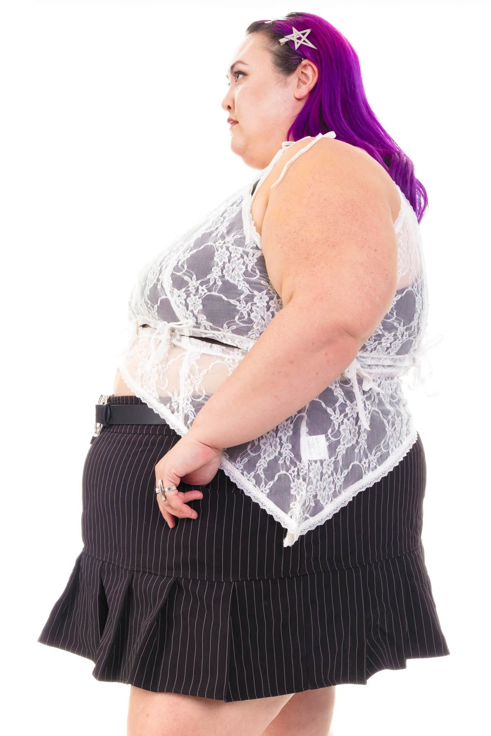 Gwendolyn White Lace Tie-Up Camisole 12 Gwendolyn White Lace Tie-Up Camisole - Image 10