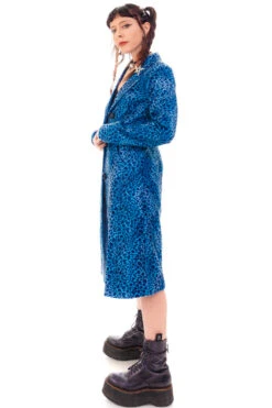 Mazzy Blue Cheetah Longline Jacket 38 Mazzy Blue Cheetah Longline Jacket -TUNNEL Vision Outlet HS115 3536 c96e624f da04 4857 b506 36e40b04a132