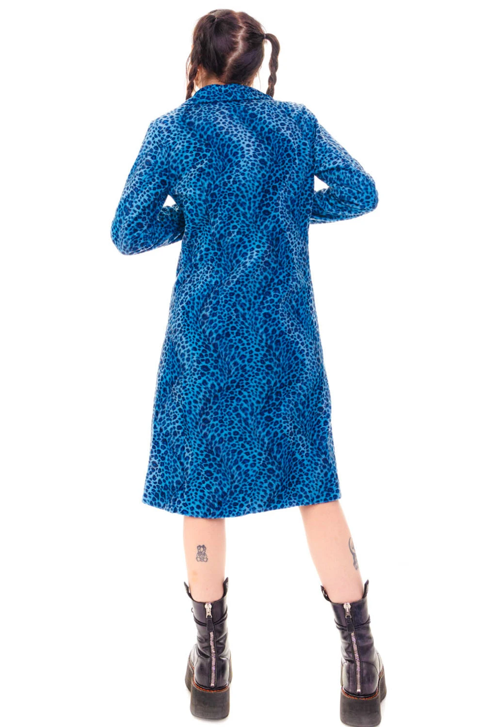 Mazzy Blue Cheetah Longline Jacket 21 Mazzy Blue Cheetah Longline Jacket - Image 19