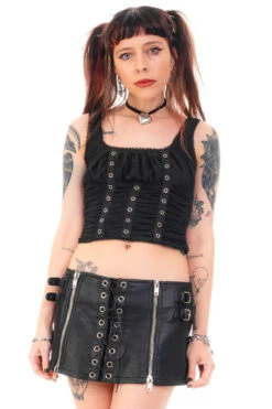 Lexi Black Grommet Top -TUNNEL Vision Outlet HS115 3552 2 ef0e5927 ee9f 450d bc28 8d87e261132f