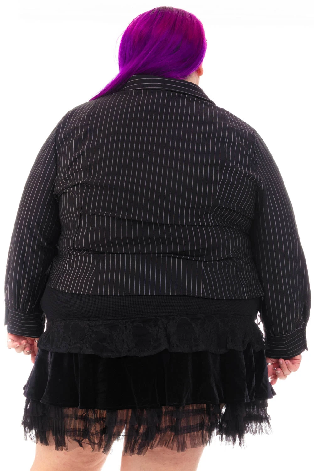 Libby Pinstripe Corset-Lace Shirt 12 Libby Pinstripe Corset-Lace Shirt - Image 10