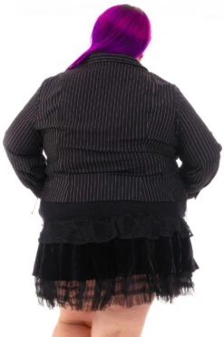 Libby Pinstripe Corset-Lace Shirt 30 Libby Pinstripe Corset-Lace Shirt -TUNNEL Vision Outlet HS115 3589