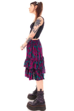 Louisa May Velvet Burnout Ruffle Skirt 40 Louisa May Velvet Burnout Ruffle Skirt -TUNNEL Vision Outlet HS115 3631 5f8267f9 d65e 460c 9453 f8d4dfd76d51