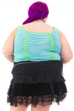 Lexi Aqua Grommet Top 31 Lexi Aqua Grommet Top -TUNNEL Vision Outlet HS115 3639