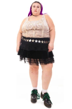 Lexi Cream Velvet Burnout Grommet Top 33 Lexi Cream Velvet Burnout Grommet Top -TUNNEL Vision Outlet HS115 3647