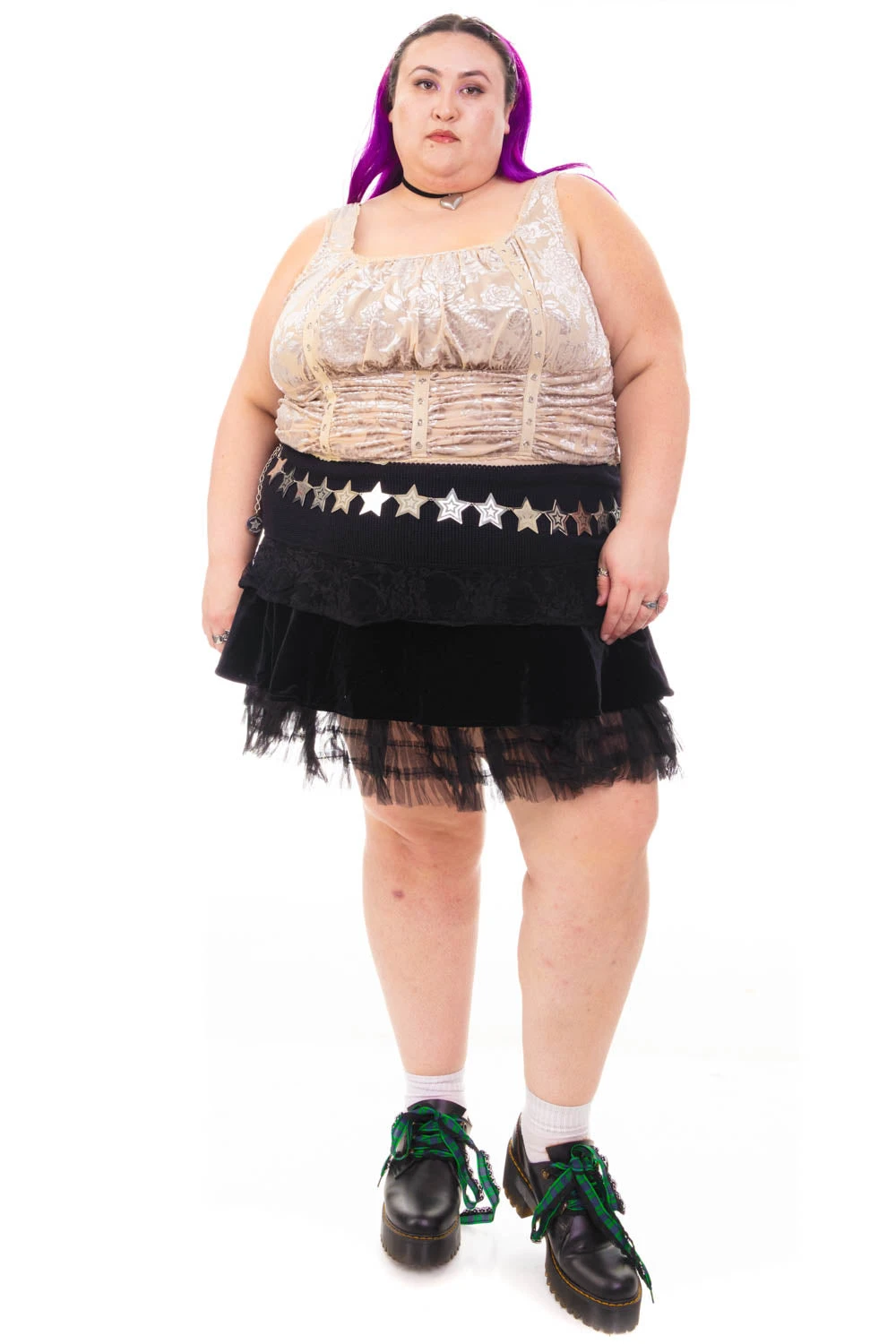 Lexi Cream Velvet Burnout Grommet Top 14 Lexi Cream Velvet Burnout Grommet Top - Image 12