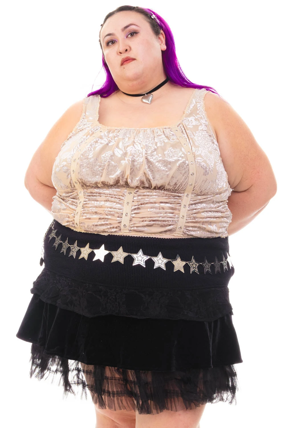 Lexi Cream Velvet Burnout Grommet Top 15 Lexi Cream Velvet Burnout Grommet Top - Image 13