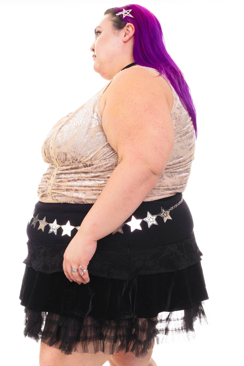 Lexi Cream Velvet Burnout Grommet Top 16 Lexi Cream Velvet Burnout Grommet Top - Image 14