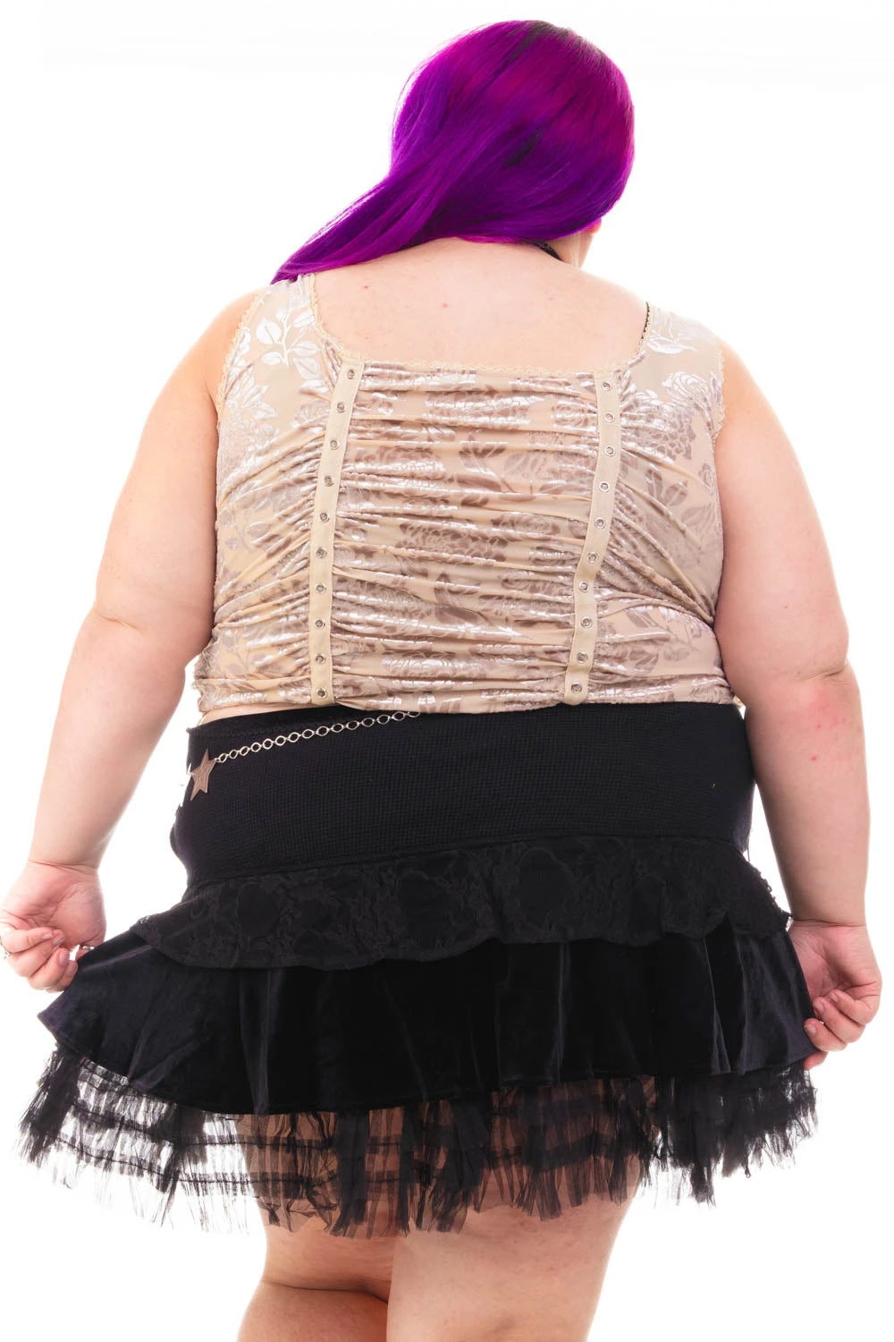 Lexi Cream Velvet Burnout Grommet Top 17 Lexi Cream Velvet Burnout Grommet Top - Image 15