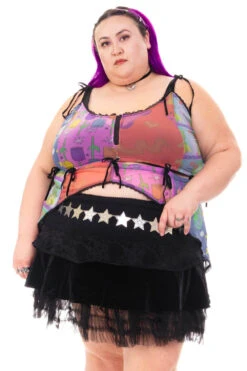 Gwendolyn Printed Tie-Up Camisole 39 Gwendolyn Printed Tie-Up Camisole -TUNNEL Vision Outlet HS115 3666