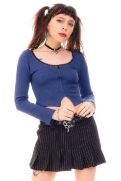 Rosa Blue Lace-Trimmed Thermal Long-Sleever 38 Rosa Blue Lace-Trimmed Thermal Long-Sleever -TUNNEL Vision Outlet HS115 3684 28db8f9d a241 482f a6b3 07dfffb8a361