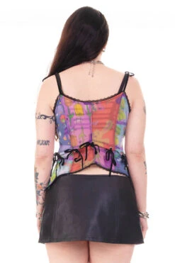 Gwendolyn Printed Tie-Up Camisole 37 Gwendolyn Printed Tie-Up Camisole -TUNNEL Vision Outlet HS115 3694