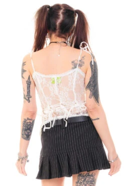 Gwendolyn White Lace Tie-Up Camisole 38 Gwendolyn White Lace Tie-Up Camisole -TUNNEL Vision Outlet HS115 3702 6656c2f0 3953 45e7 96c5 32e8b522b7ed