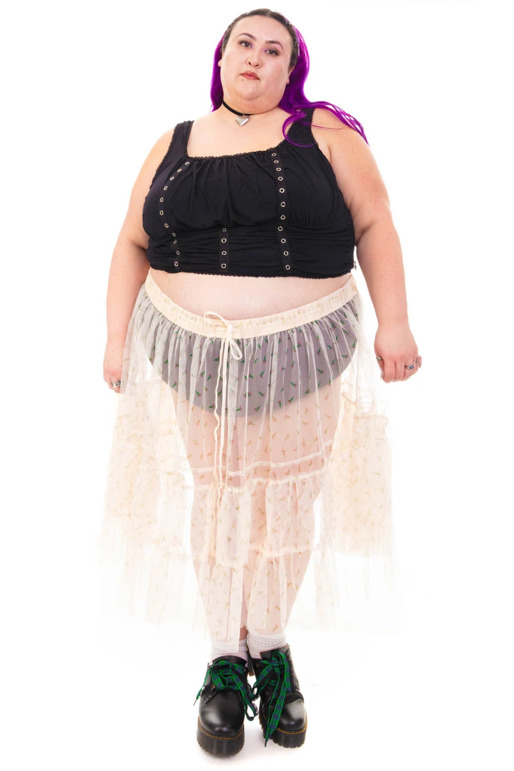 Louisa May Sheer Floral Ruffle Skirt 15 Louisa May Sheer Floral Ruffle Skirt - Image 13