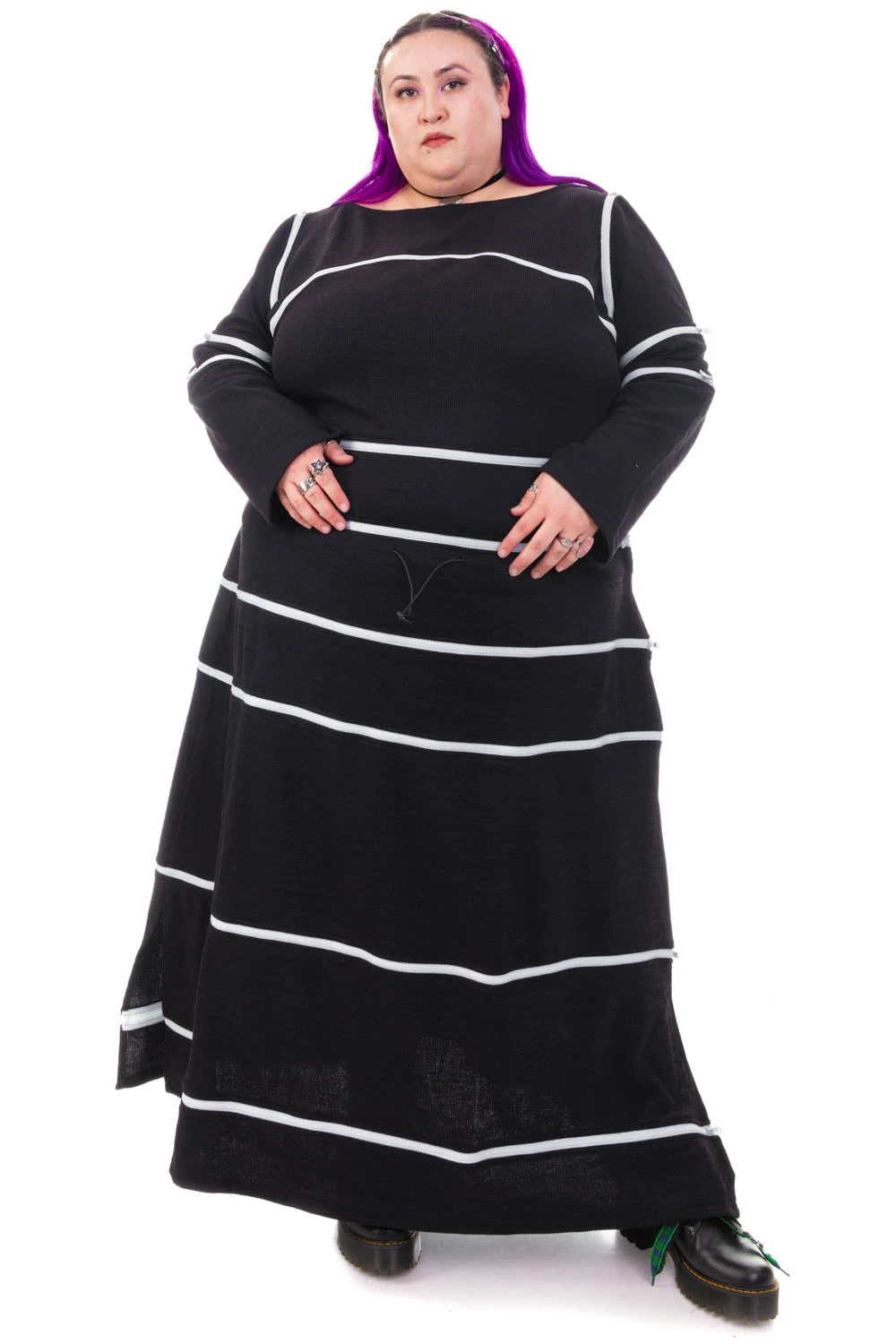 40-in-1 Black Zip-Off Convertible Dress 11 40-in-1 Black Zip-Off Convertible Dress - Image 9