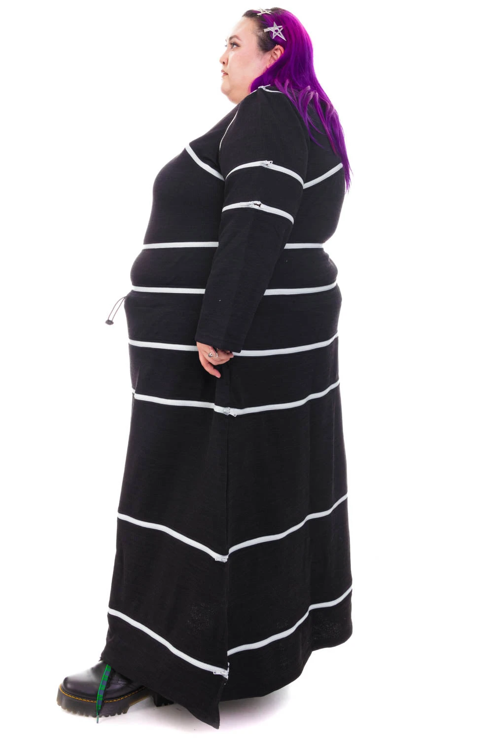 40-in-1 Black Zip-Off Convertible Dress 12 40-in-1 Black Zip-Off Convertible Dress - Image 10