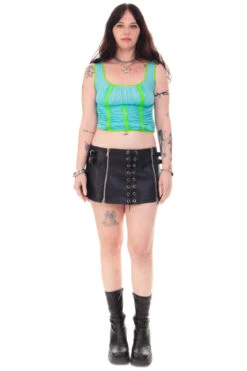 Lexi Aqua Grommet Top 24 Lexi Aqua Grommet Top -TUNNEL Vision Outlet HS115 3789