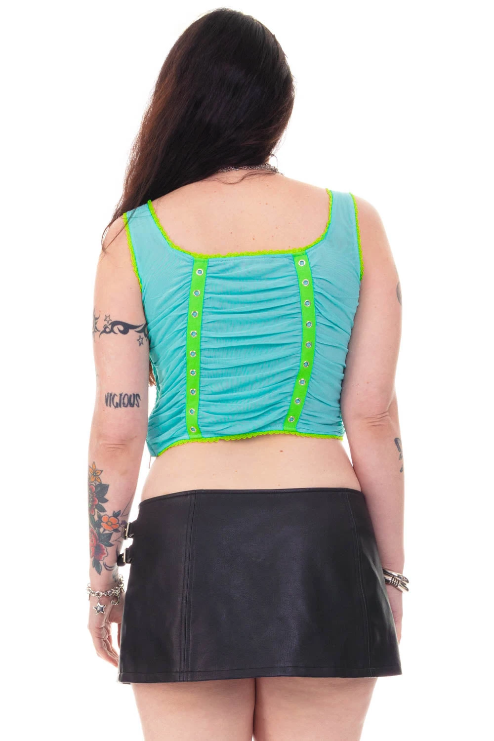 Lexi Aqua Grommet Top 10 Lexi Aqua Grommet Top - Image 8