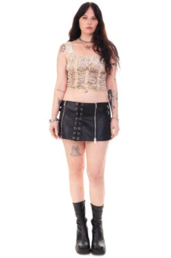 Lexi Cream Velvet Burnout Grommet Top 29 Lexi Cream Velvet Burnout Grommet Top -TUNNEL Vision Outlet HS115 3795