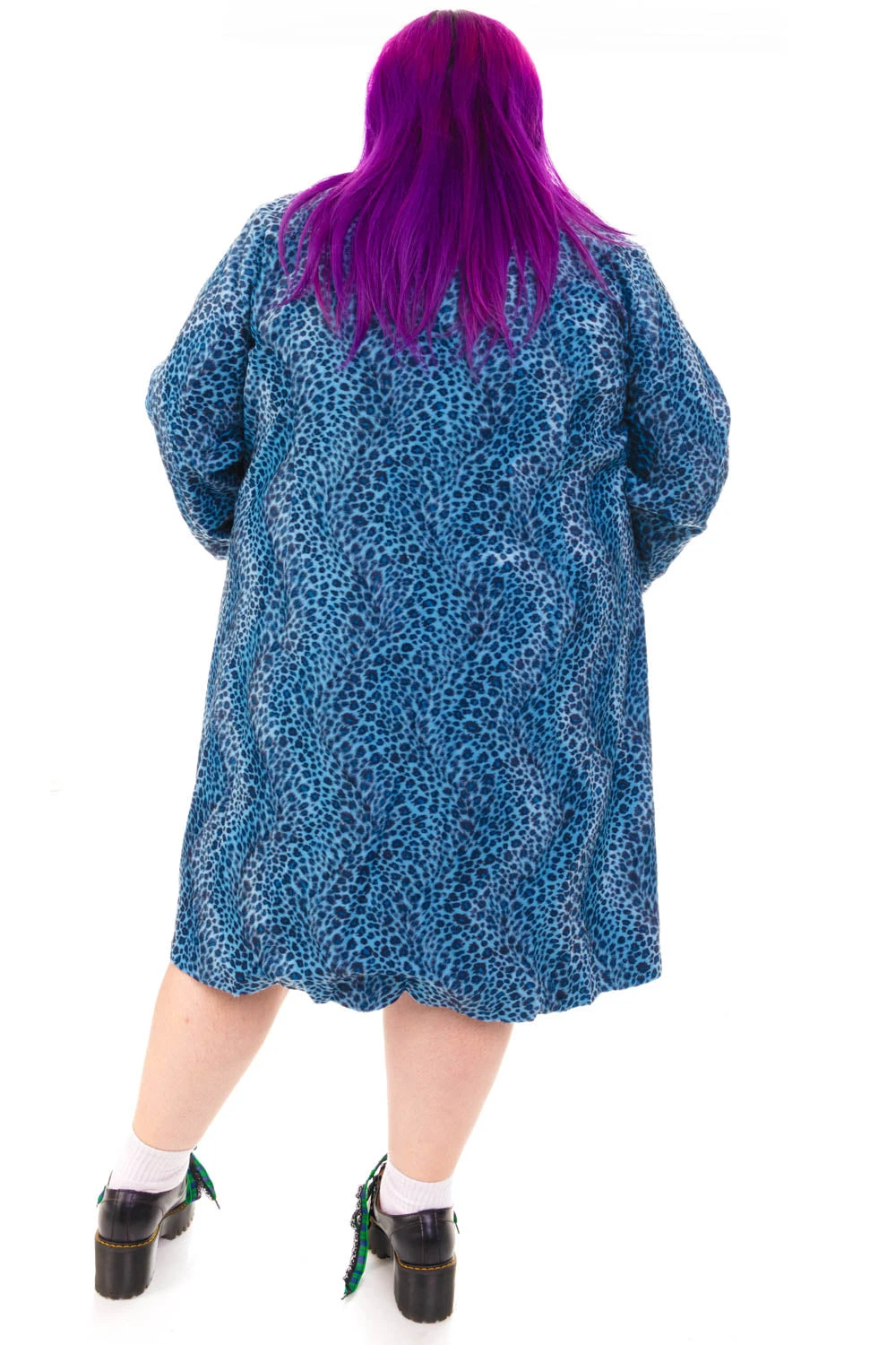 Mazzy Blue Cheetah Longline Jacket 14 Mazzy Blue Cheetah Longline Jacket - Image 12