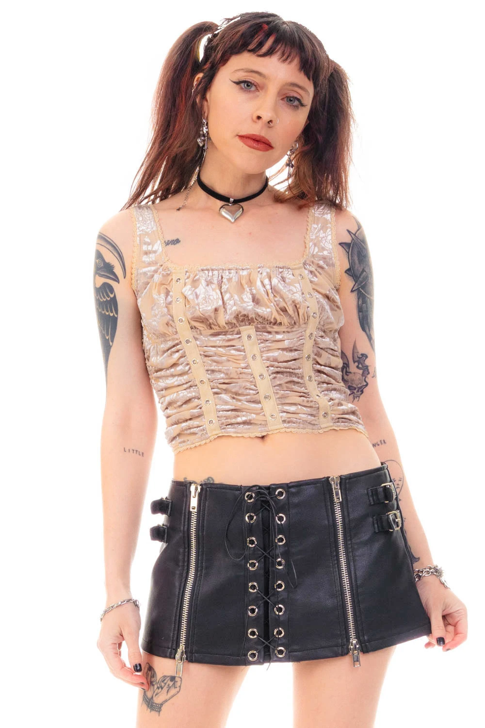 Lexi Cream Velvet Burnout Grommet Top 19 Lexi Cream Velvet Burnout Grommet Top - Image 17