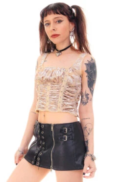 Lexi Cream Velvet Burnout Grommet Top 39 Lexi Cream Velvet Burnout Grommet Top -TUNNEL Vision Outlet HS115 3827 29079789 415f 427b 8344 9ac7b112f11a