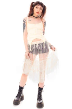 Louisa May Sheer Floral Ruffle Skirt 40 Louisa May Sheer Floral Ruffle Skirt -TUNNEL Vision Outlet HS115 3850 c5e2ddc1 d97d 4c2c 8baf 5288f4c64ea5