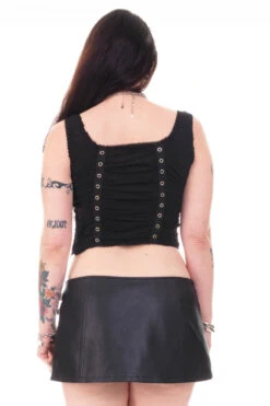 Lexi Black Grommet Top -TUNNEL Vision Outlet HS115 3959