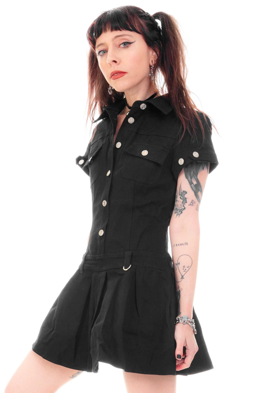Enid Black Mini Dress 16 Enid Black Mini Dress - Image 14