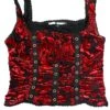 Lexi Black & Red Velvet Burnout Grommet Top 2 Lexi Black & Red Velvet Burnout Grommet Top -TUNNEL Vision Outlet IMG 0200 e590c606 e043 4cfc afe9 c49a0ea1ac03