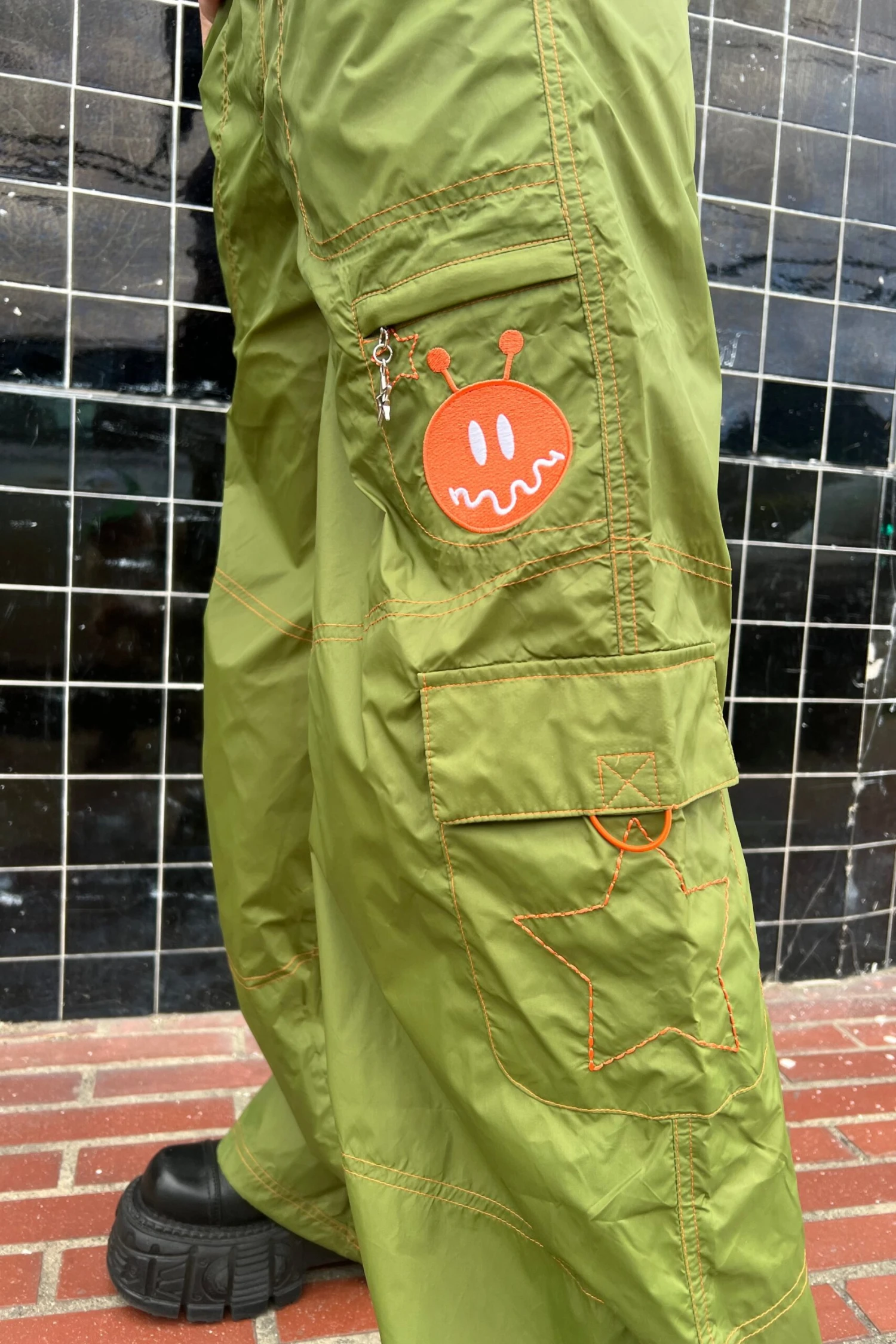 Splendor Olive Parachute Pants 10 Splendor Olive Parachute Pants - Image 8