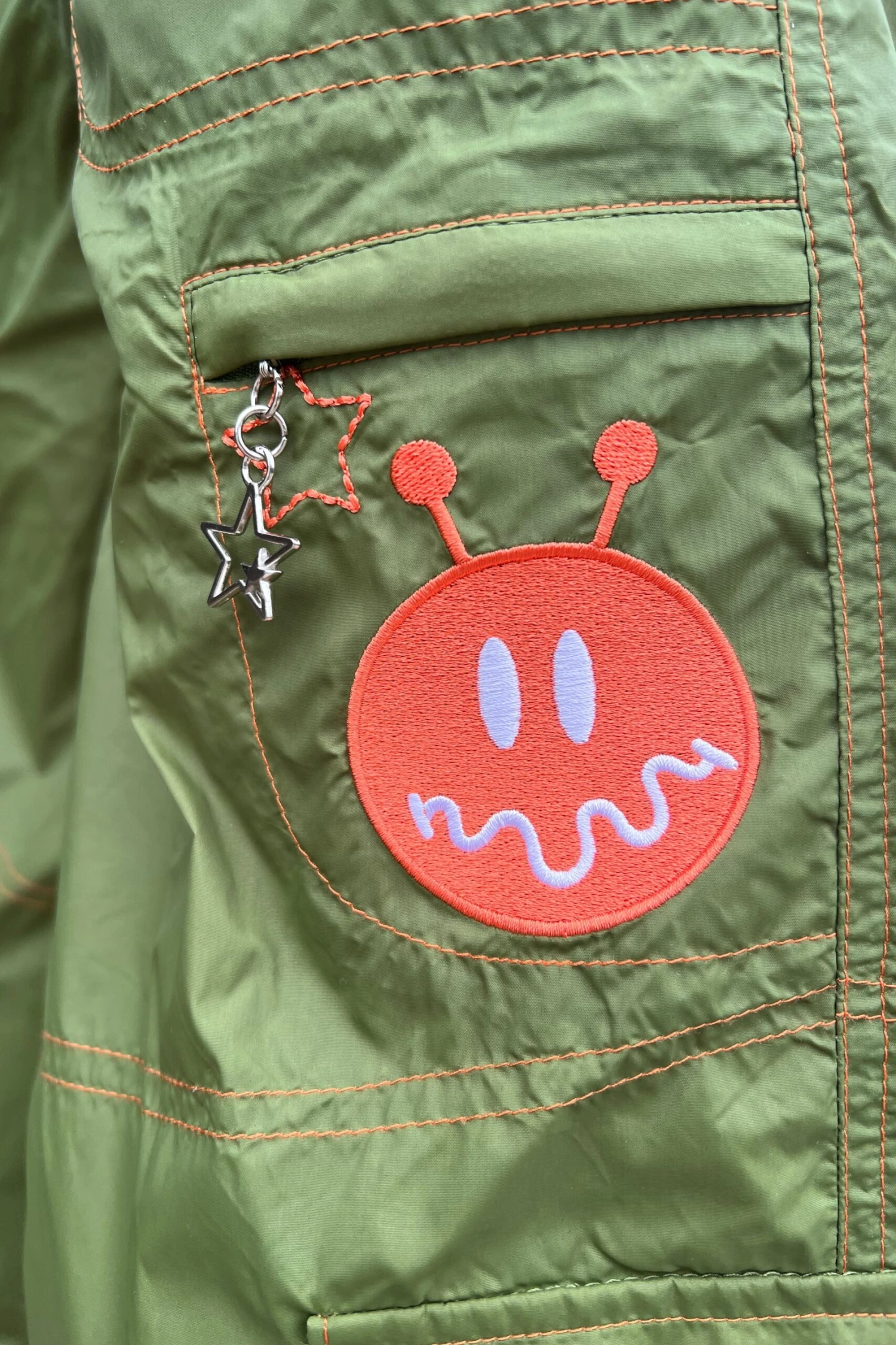 Splendor Olive Parachute Pants 11 Splendor Olive Parachute Pants - Image 9