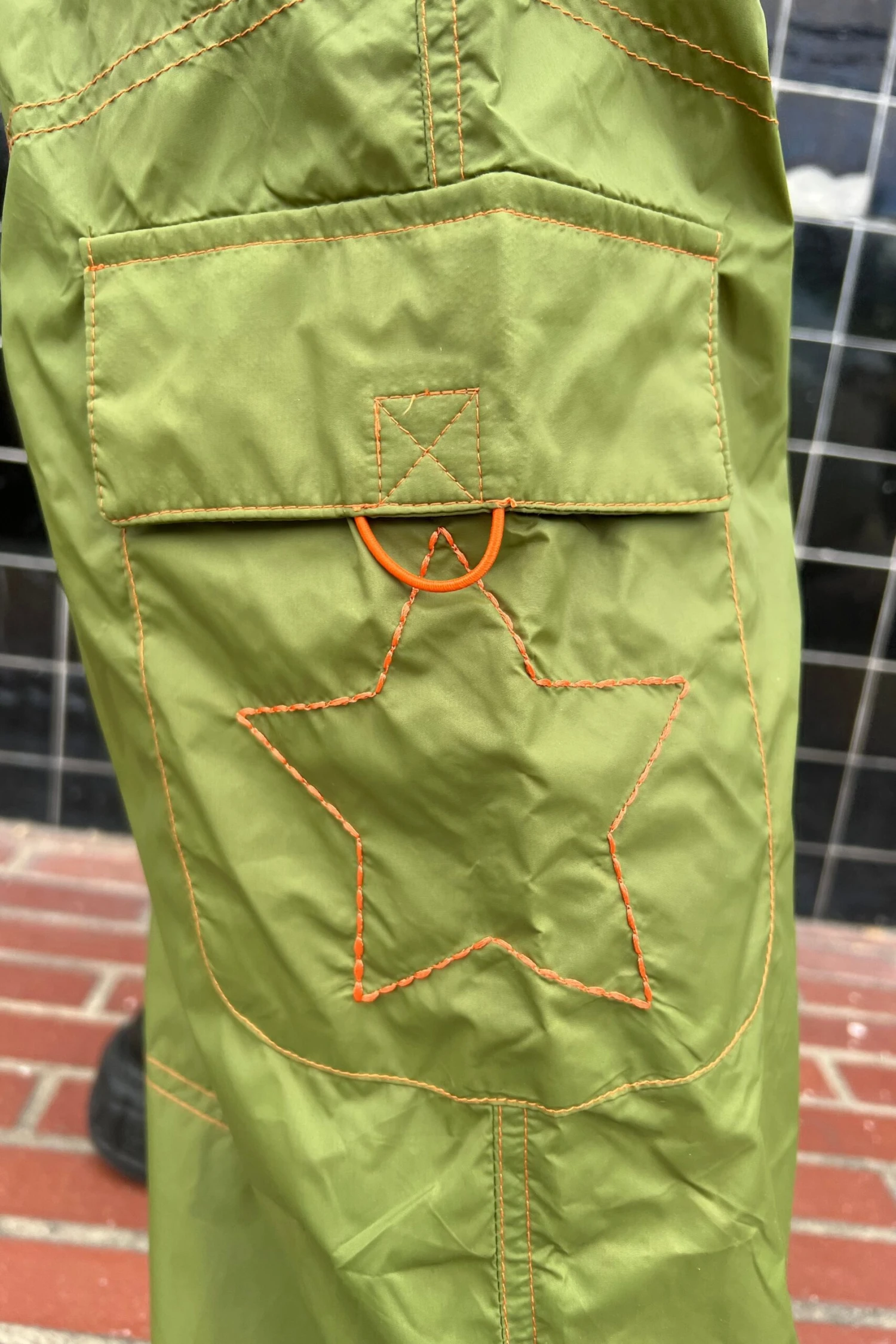 Splendor Olive Parachute Pants 12 Splendor Olive Parachute Pants - Image 10