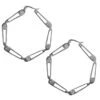 Safety Pin Hoop Earrings -TUNNEL Vision Outlet IMG 0866