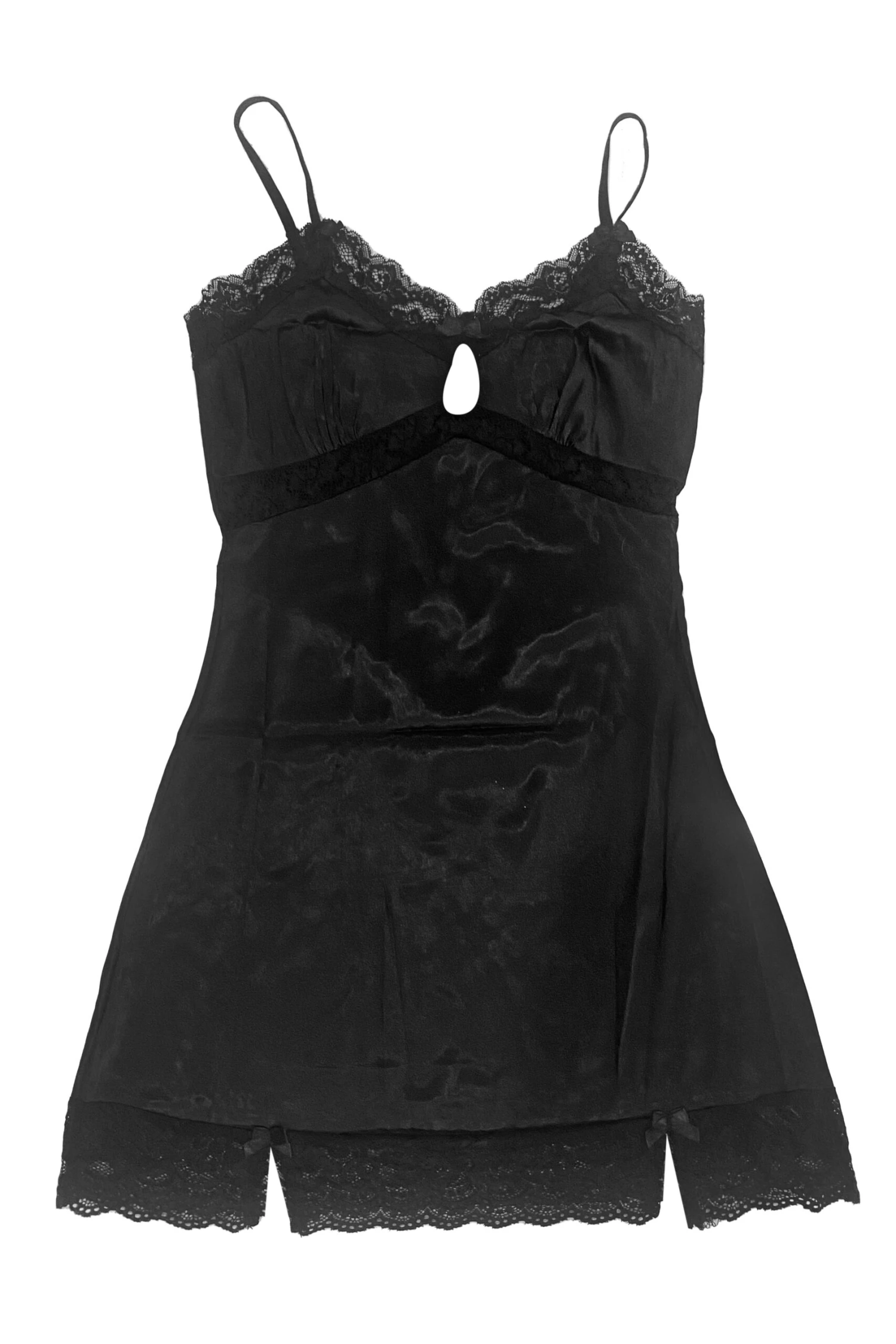 Josie Black Mini Slip Dress 4 Josie Black Mini Slip Dress - Image 2