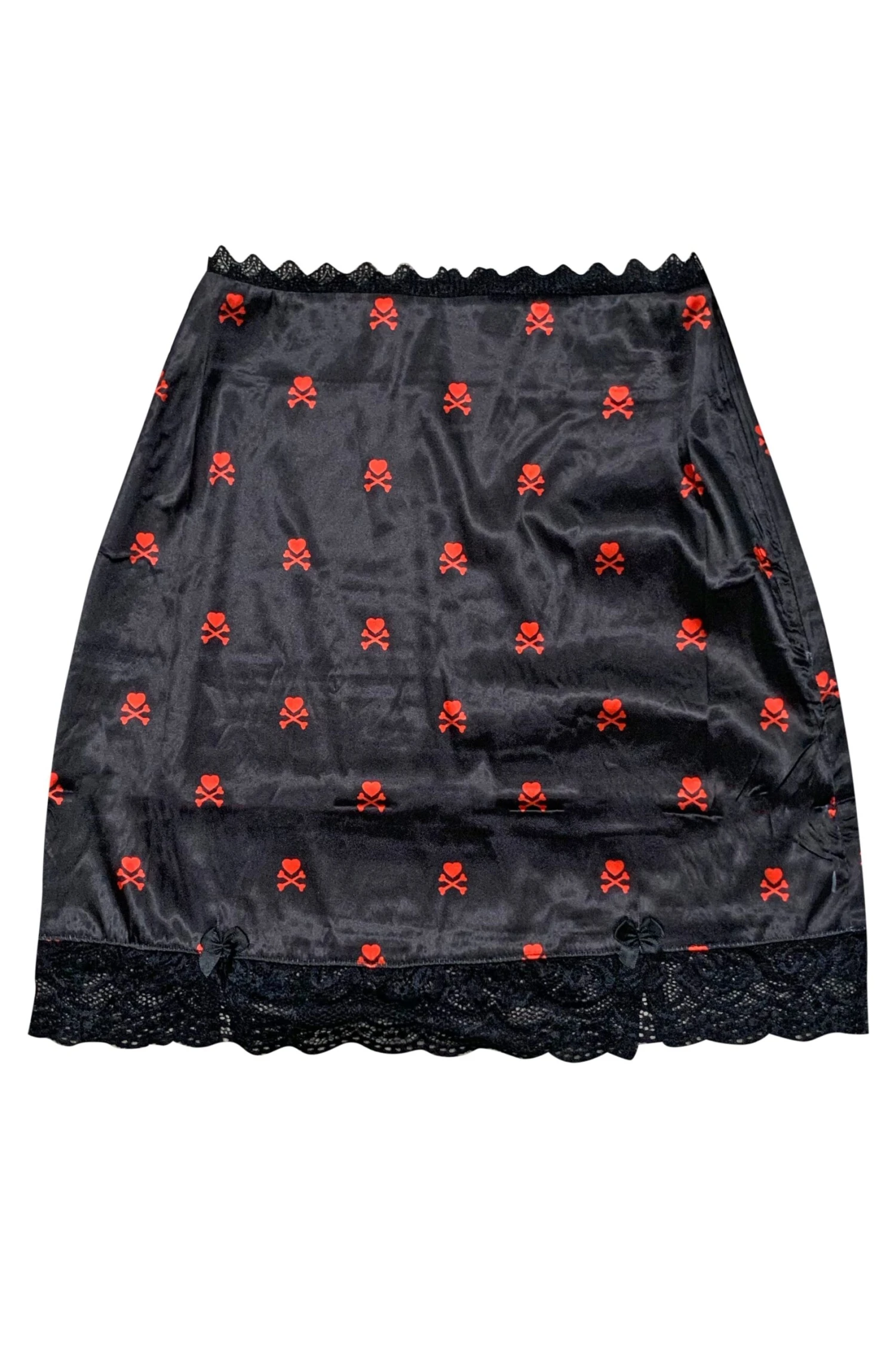Kiki Heart Crossbones Lace-Trim Mini Skirt 3 Kiki Heart Crossbones Lace-Trim Mini Skirt
