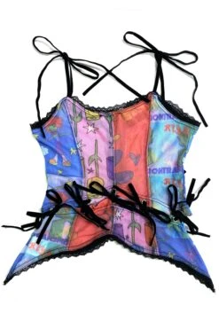 Gwendolyn Printed Tie-Up Camisole 33 Gwendolyn Printed Tie-Up Camisole -TUNNEL Vision Outlet IMG 6421