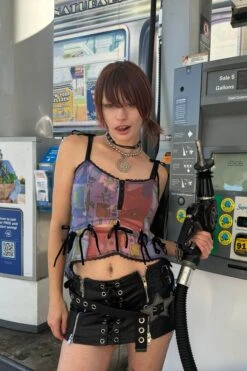 Gwendolyn Printed Tie-Up Camisole 31 Gwendolyn Printed Tie-Up Camisole -TUNNEL Vision Outlet IMG 7149 copy