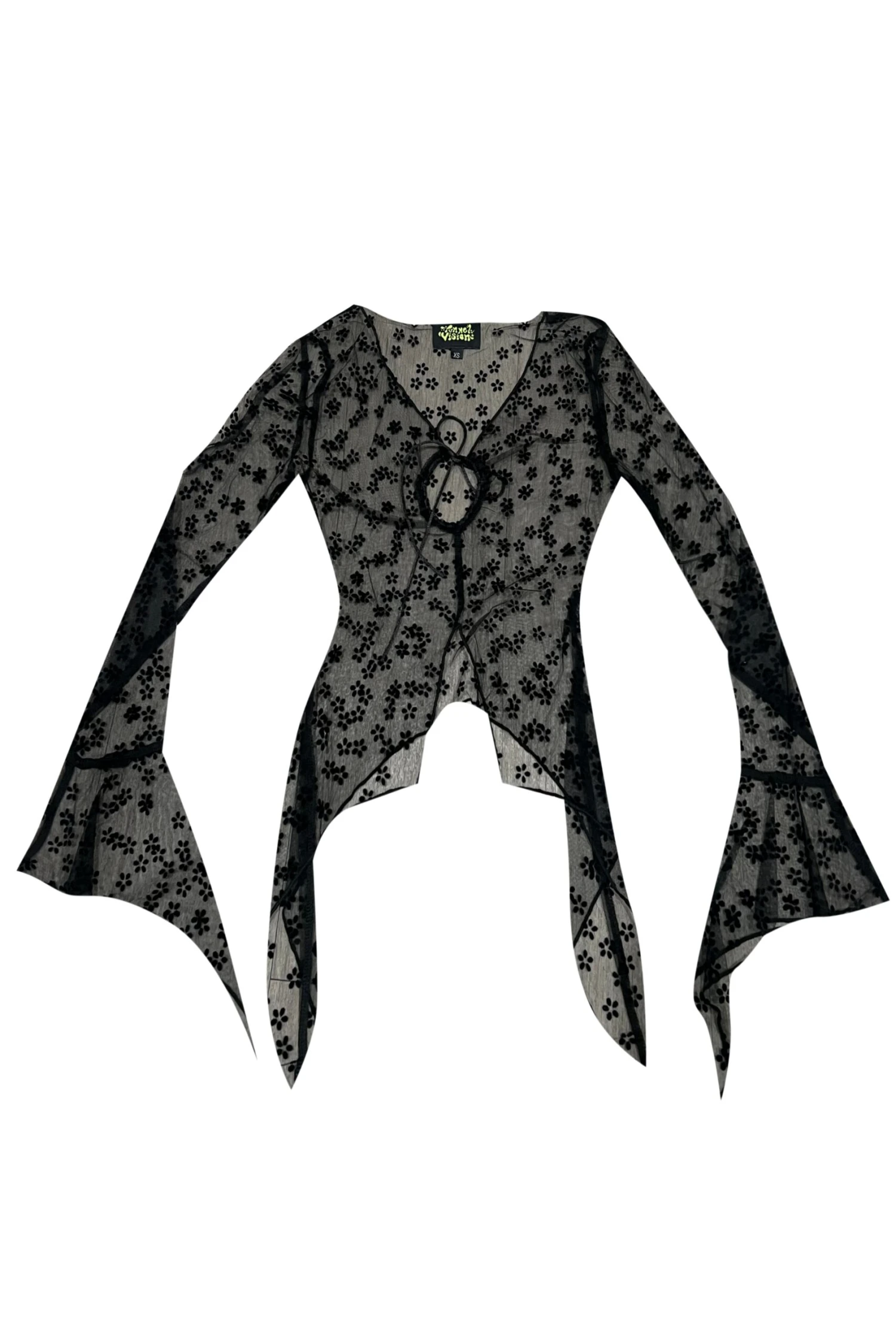 Everything Black Flutter Mesh Top 3 Everything Black Flutter Mesh Top