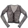 Bryce Black Fishnet Cropped Cardi 1 Bryce Black Fishnet Cropped Cardi -TUNNEL Vision Outlet IMG 7690