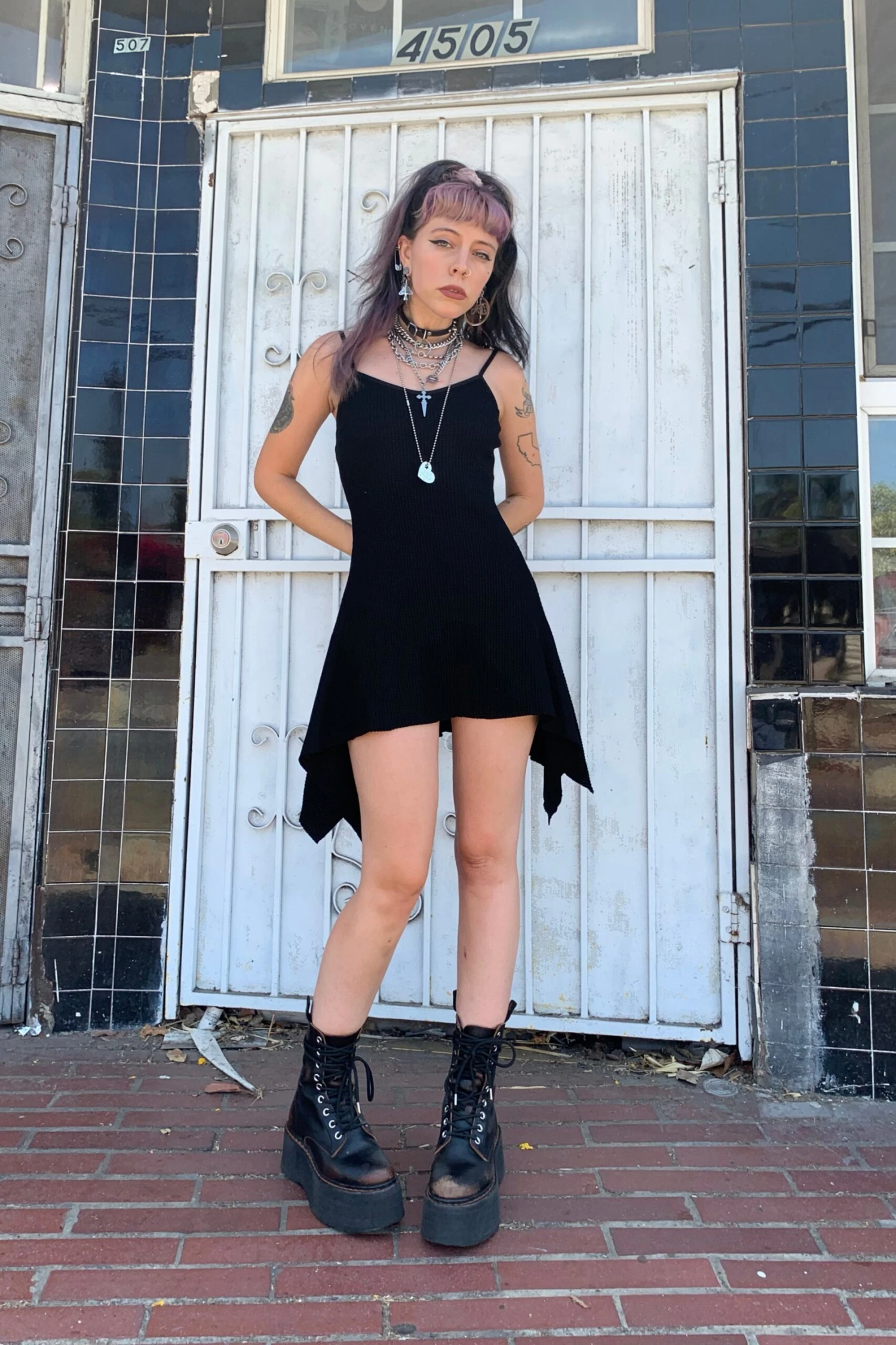 Black Thermal Dystopia Dress 4 Black Thermal Dystopia Dress - Image 2