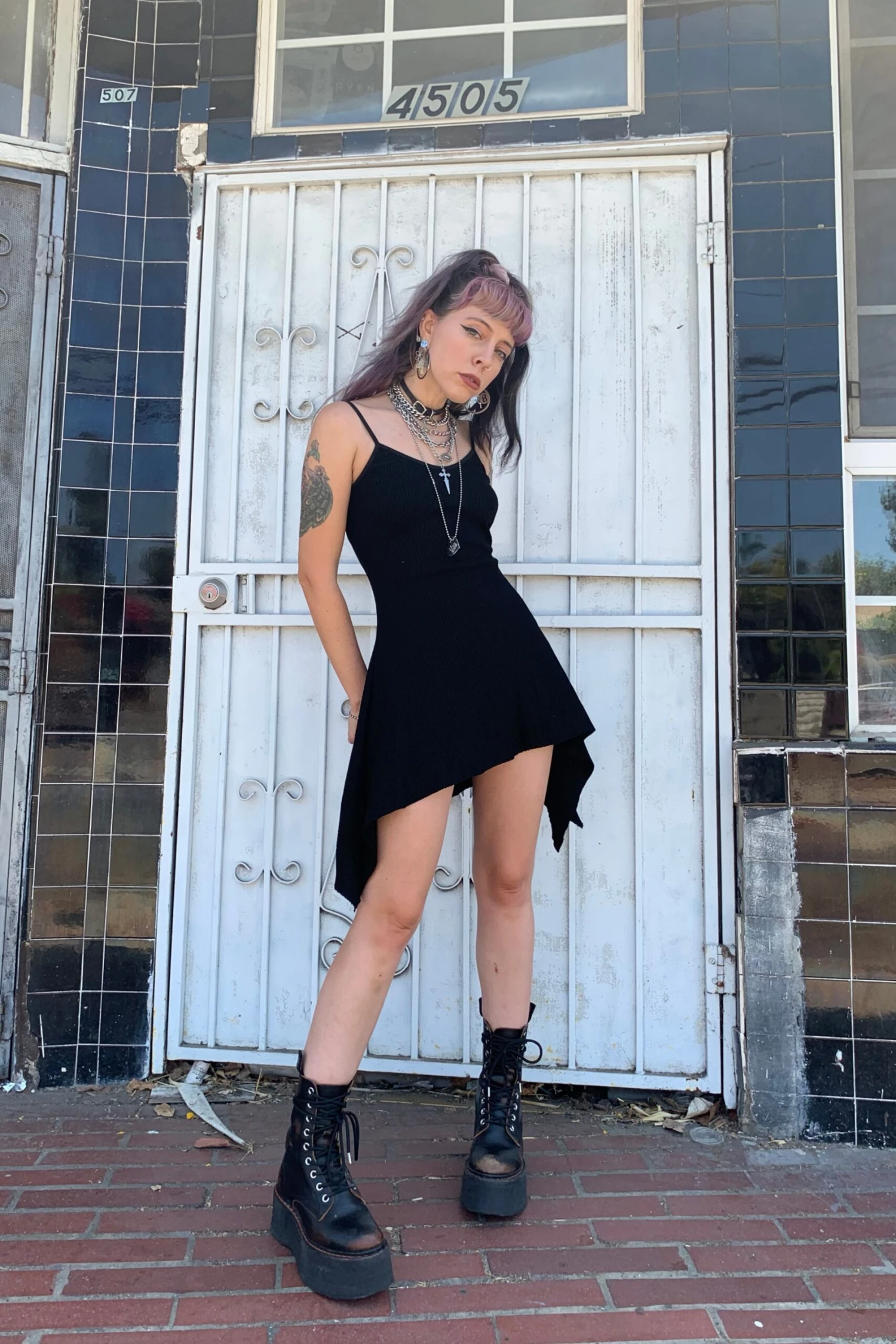 Black Thermal Dystopia Dress 9 Black Thermal Dystopia Dress - Image 7