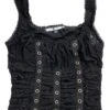 Lexi Black Grommet Top 2 Lexi Black Grommet Top -TUNNEL Vision Outlet IMG 9136