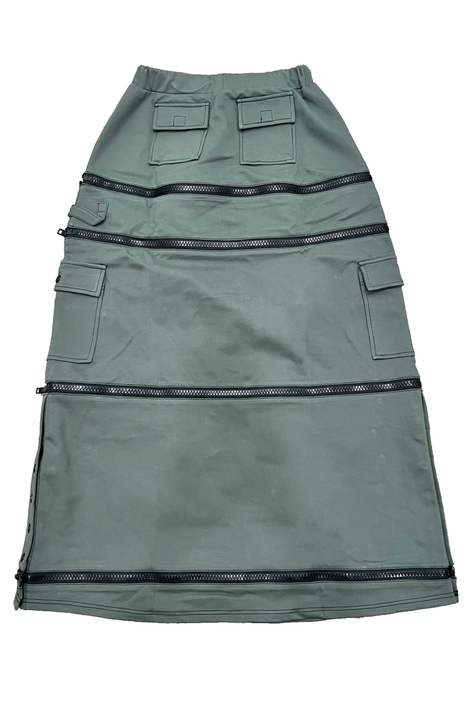 Olive Carmen 5-in-1 Convertible Cargo Skirt 13 Olive Carmen 5-in-1 Convertible Cargo Skirt - Image 11